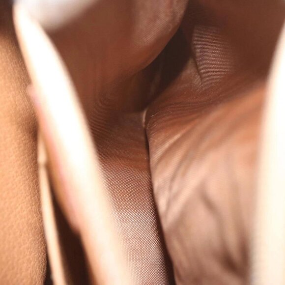 CELINE Macadam Canvas Hand Bag PVC Leather Brown Auth am5411V - Picture 11 of 16